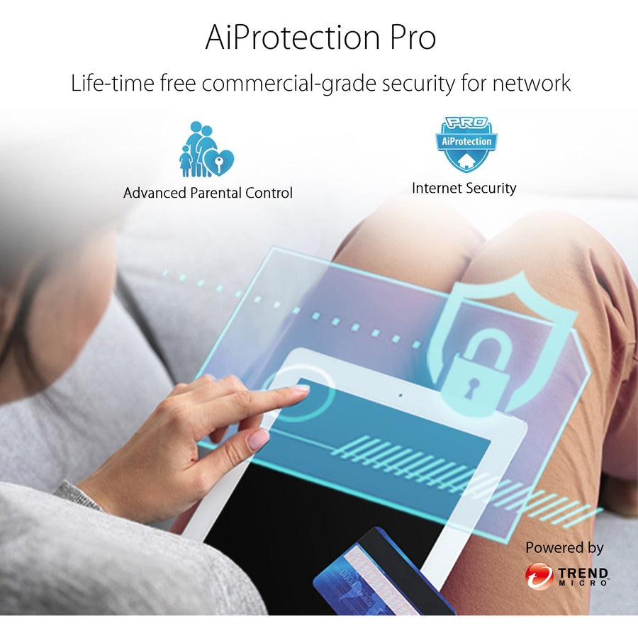 Asus RT-AX82U Wi-Fi 6 IEEE 802.11ax Ethernet Wireless Router Asus RT-AX82U Wi-Fi 6 IEEE 802.11ax Ethernet Wireless Router